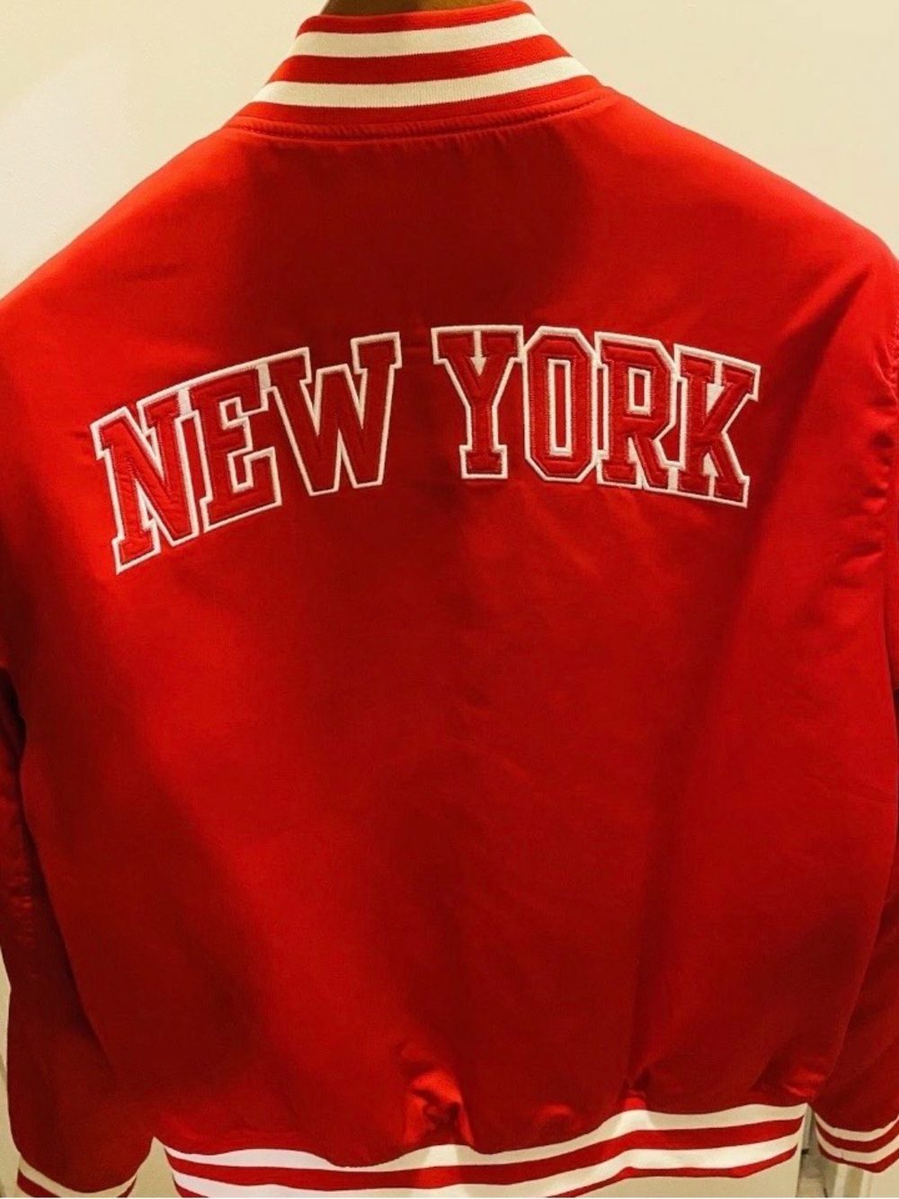 Superdry Slim Fit  Embroidered NY Varsity Bomber Jacket